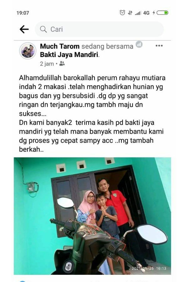 testimoni perumahan subsidi kendal